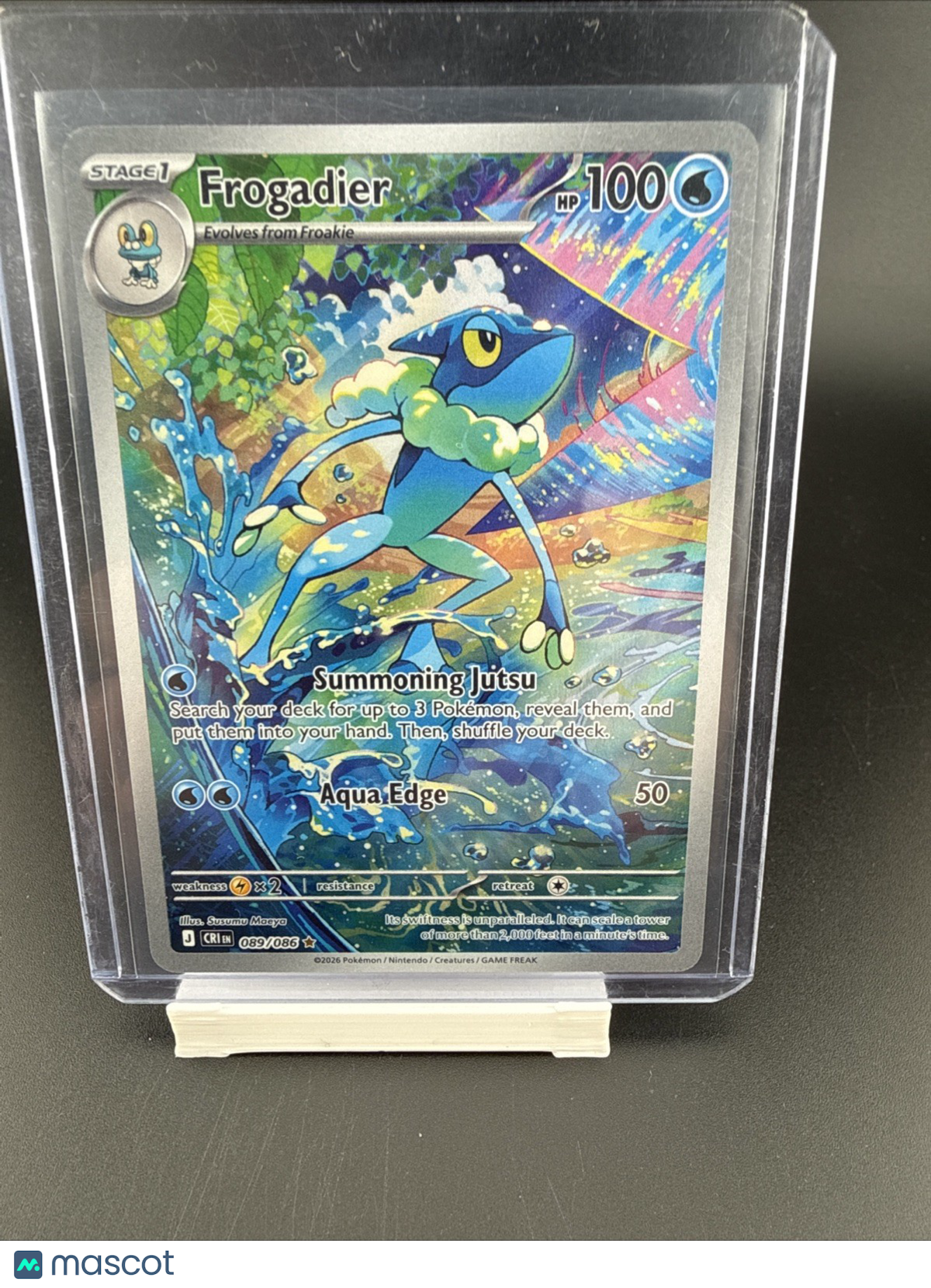 Pokémon | Chaos Rising | Frogadier IR — 089/086 (Illustration Rare)