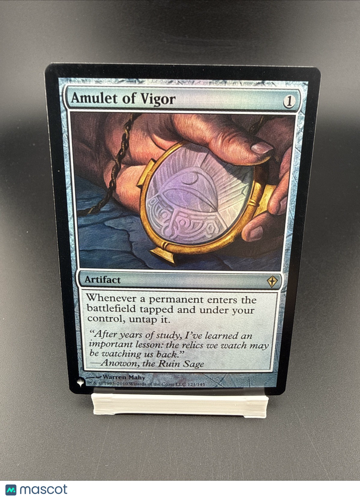 Wizards Amulet of Vigor Artifact Warren Mahy Magic: The Gathering MTG Foil