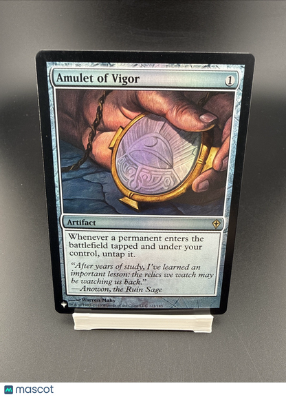 Wizards Amulet of Vigor Artifact Warren Mahy Magic: The Gathering MTG Foil