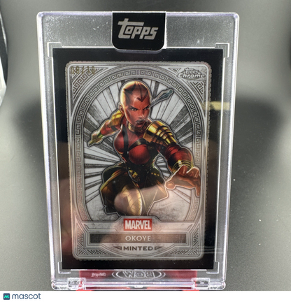 2025 Topps Marvel Chrome Okoye #57 8/10 Minted