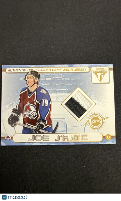 2001-02 Pacific Private Stock Titanium - Authentic Double-Sided Game-Worn Jersey