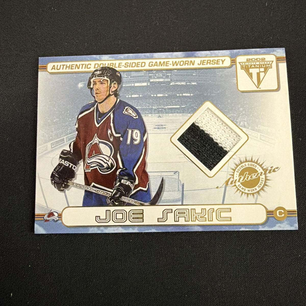 2001-02 Pacific Private Stock Titanium - Authentic Double-Sided Game-Worn Jersey