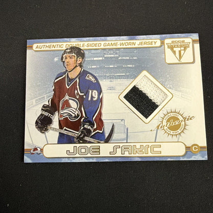2001-02 Pacific Private Stock Titanium - Authentic Double-Sided Game-Worn Jersey