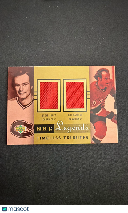 2001-02 Upper Deck Legends - Timeless Tributes Jerseys Guy Lafleur, Steve Shutt