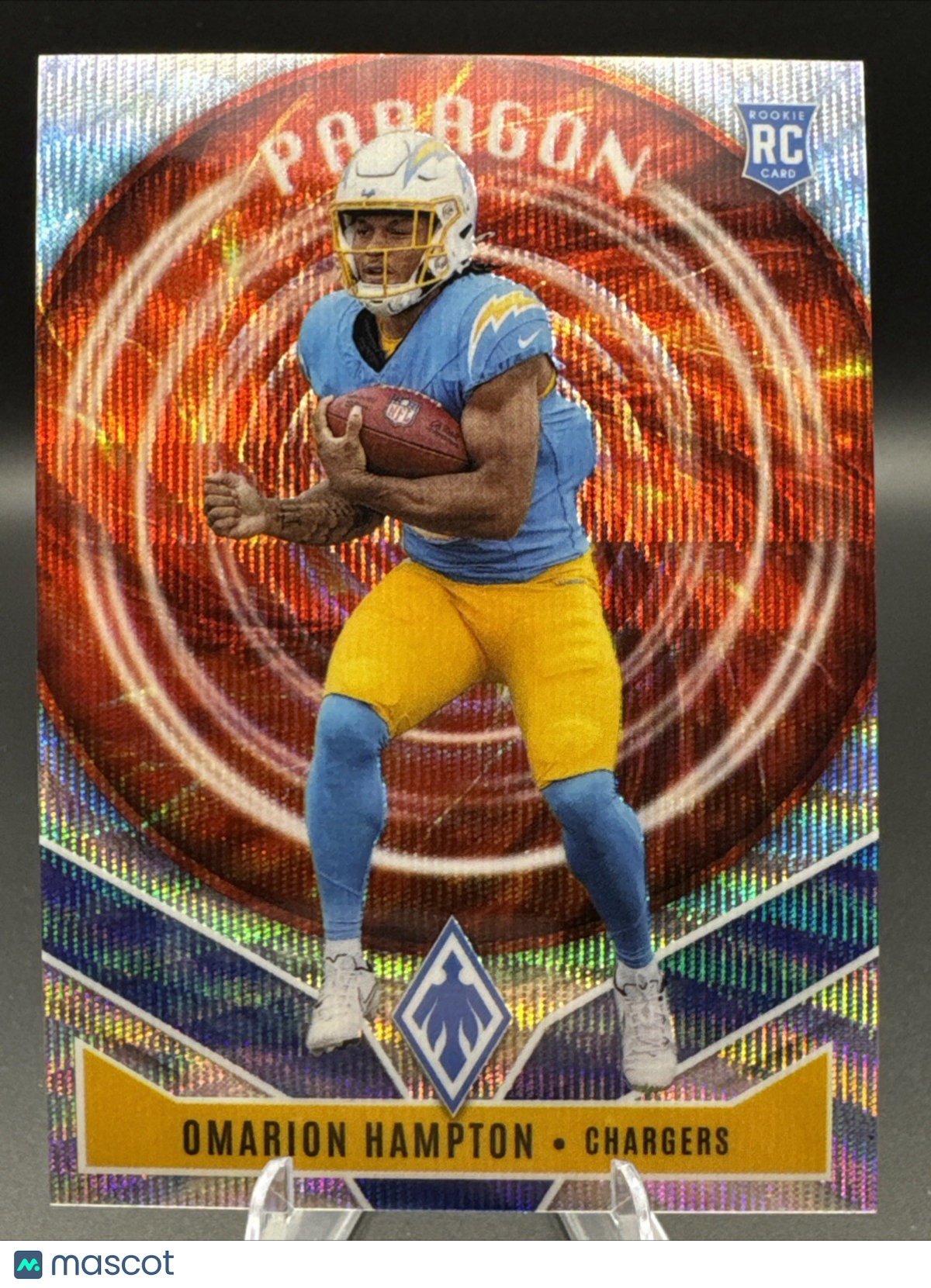 2025 Panini Phoenix Paragon Rookie Omarion Hampton Chargers 257/299  #9