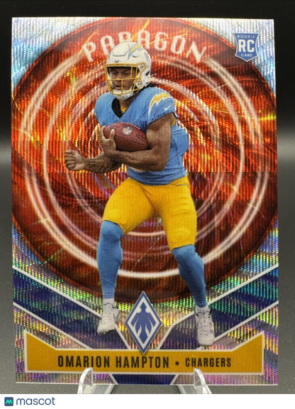 2025 Panini Phoenix Paragon Rookie Omarion Hampton Chargers 257/299  #9