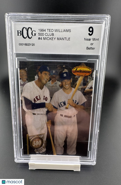 1994 Ted Williams Card Company - The 500 Club Mickey Mantle, Ted Williams