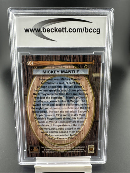 1994 Ted Williams Card Company - The 500 Club Mickey Mantle, Ted Williams