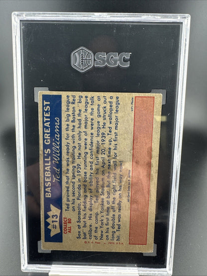1959 Fleer Ted Williams - Ted Williams #13