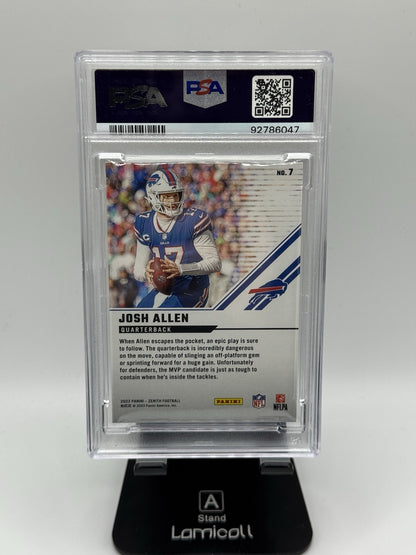 2023 Panini Zenith Epix Orange Josh Allen #7 Season /25  Bills PSA 10 POP 2