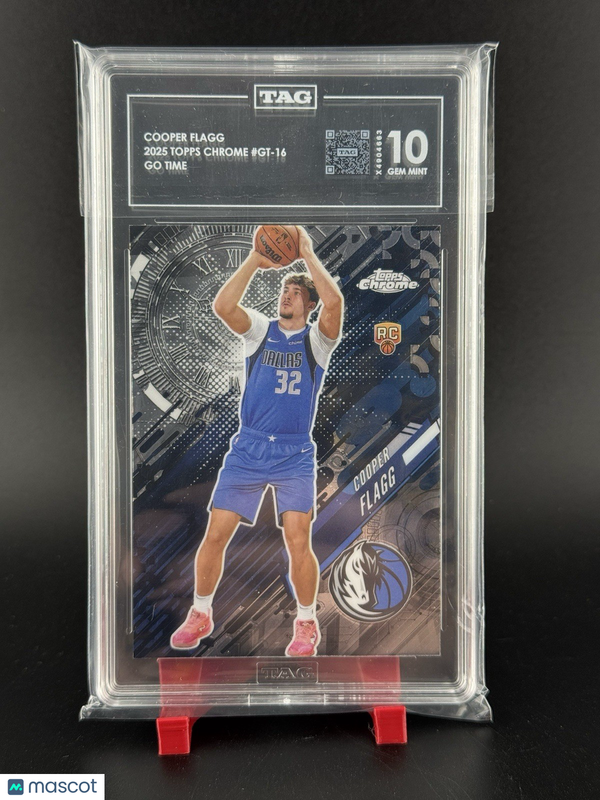 2025-26 Topps Chrome - Go Time Cooper Flagg #GT-16 (RC) TAG 10