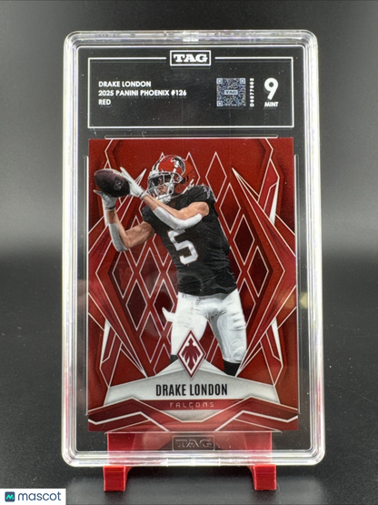 2025 Panini Phoenix Drake London #126 Red TAG 9