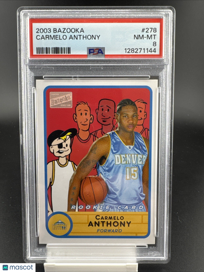 2003-04 Bazooka - Carmelo Anthony #278 (RC)