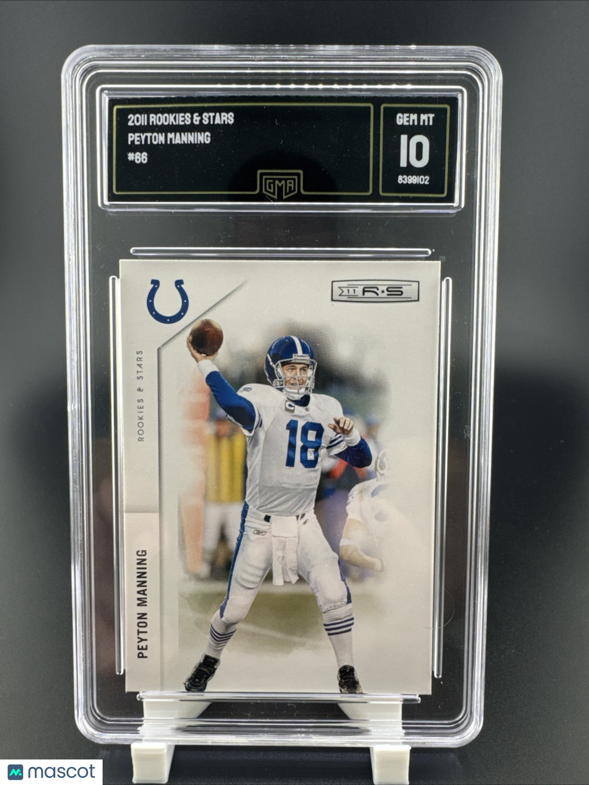 2011 Panini Rookies & Stars Peyton Manning #66 GMA GM 10