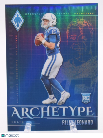 2025 Panini Phoenix Riley Leonard RC ARCHETYPE #12 SSP Case Hit NFL COLTS