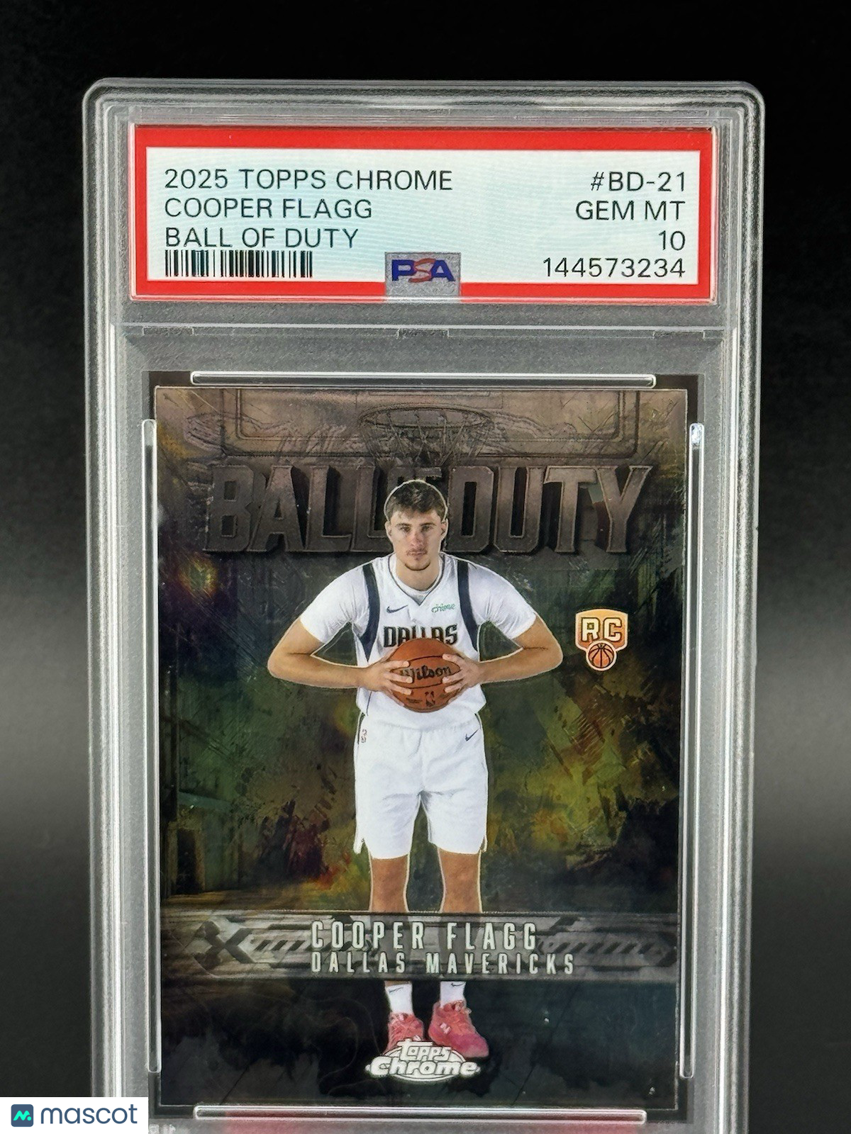 2025-26 Topps Chrome - Ball of Duty Cooper Flagg #BD-21 (RC) PSA 10 Gem Mint