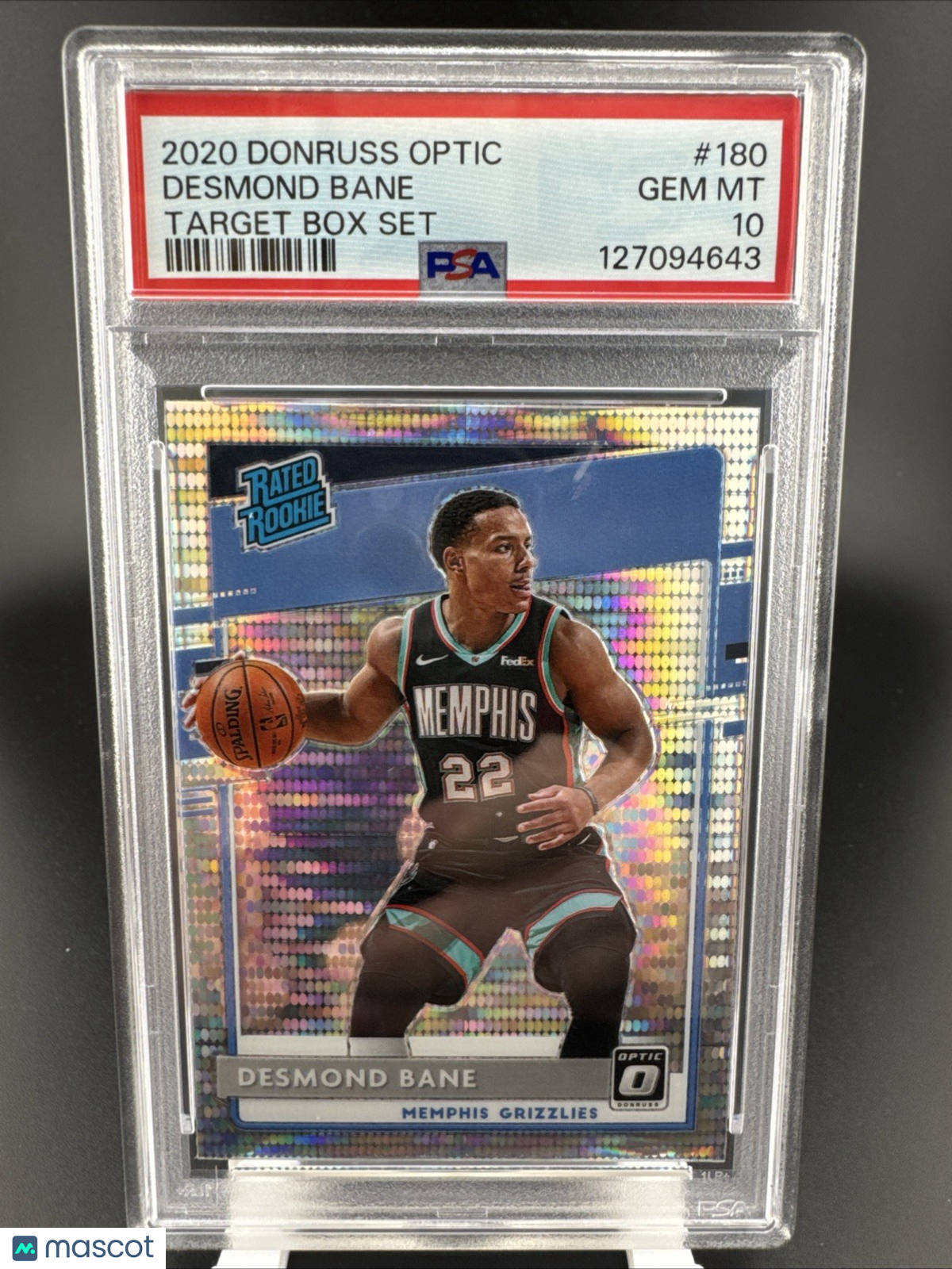 2020 Donruss Optic Desmond Bane Target Box Set #180 PSA 10