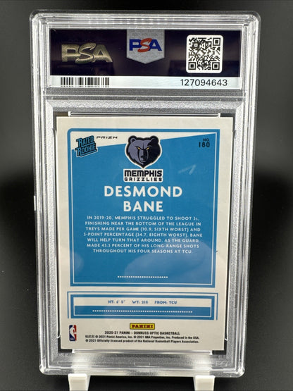 2020 Donruss Optic Desmond Bane Target Box Set #180 PSA 10