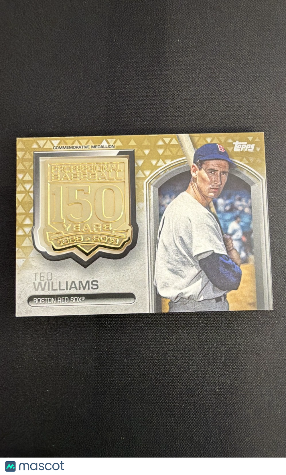 2019 Topps - 150th Anniversary Commemorative Medallion Series 2 Ted Williams /50