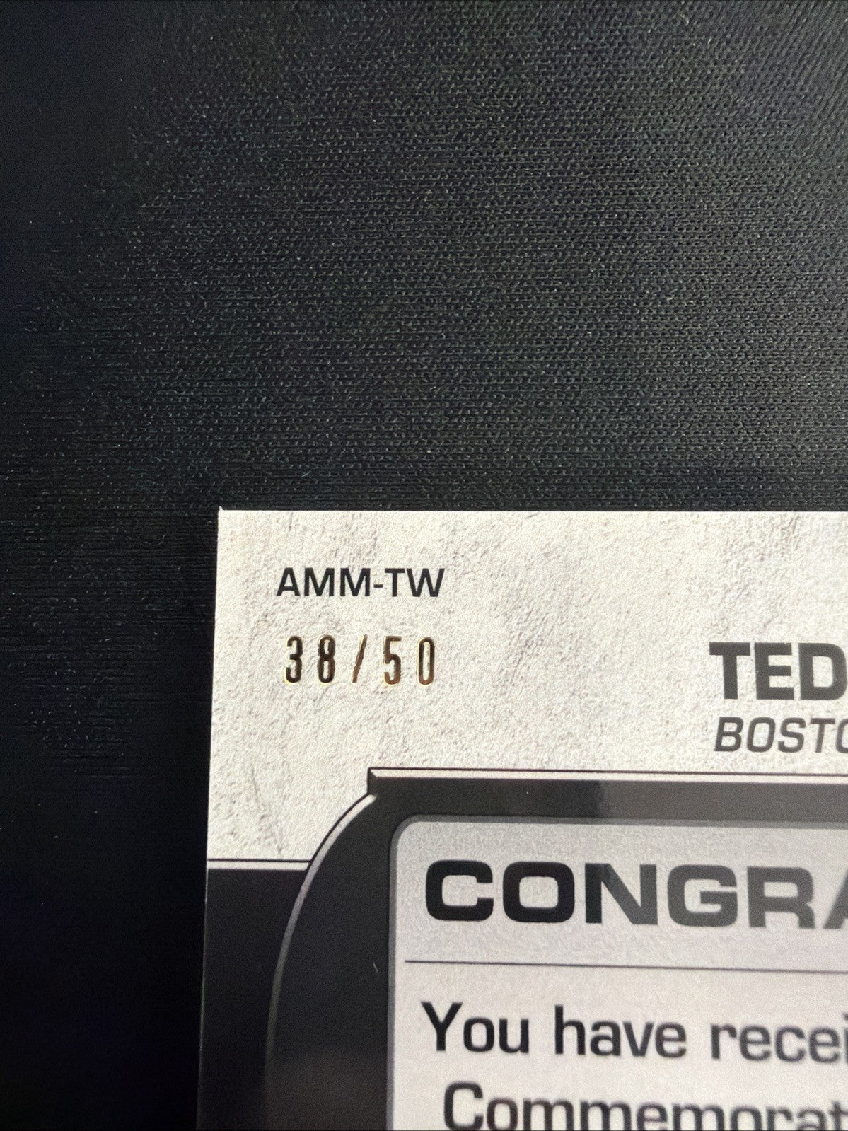 2019 Topps - 150th Anniversary Commemorative Medallion Series 2 Ted Williams /50