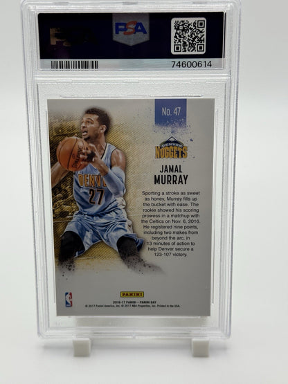 2016-17 Panini Day Jamal Murray Static RC Rookie 9/10 PSA 10 POP 2 Nuggets
