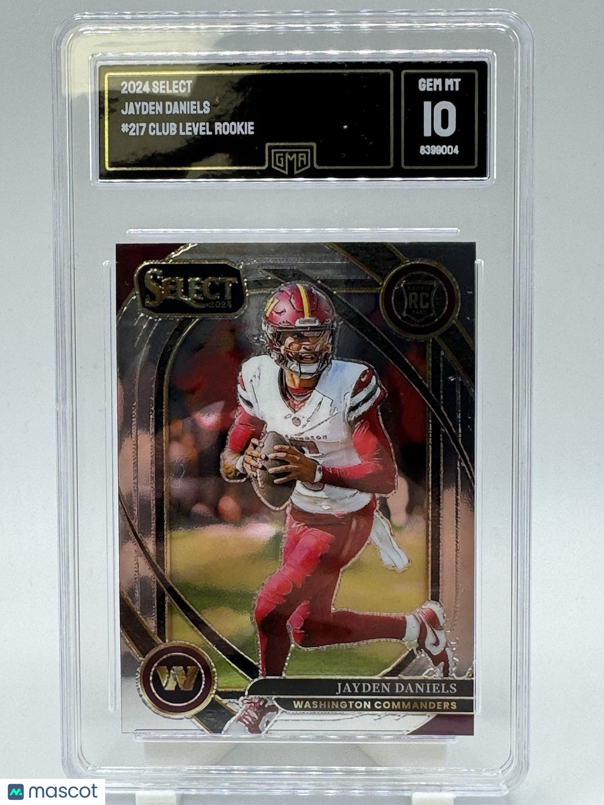 2024 SELECT CLUB LEVEL ROOKIE GMA 10 JAYDEN DANIELS COMMANDERS RC