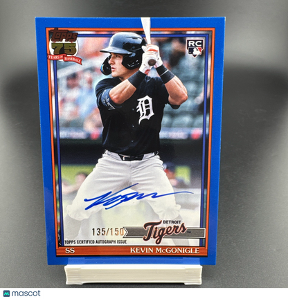 2026 Topps Series 2 Kevin McGonigle Tigers 1991 75th Anniversary AUTO /150 RC