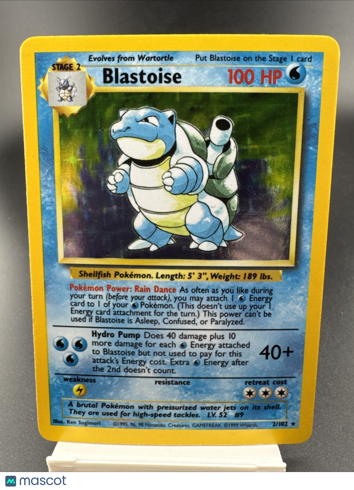 Blastoise - Holo - 2/102 Base Set - Pokémon
