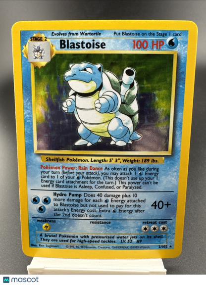 Blastoise - Holo - 2/102 Base Set - Pokémon