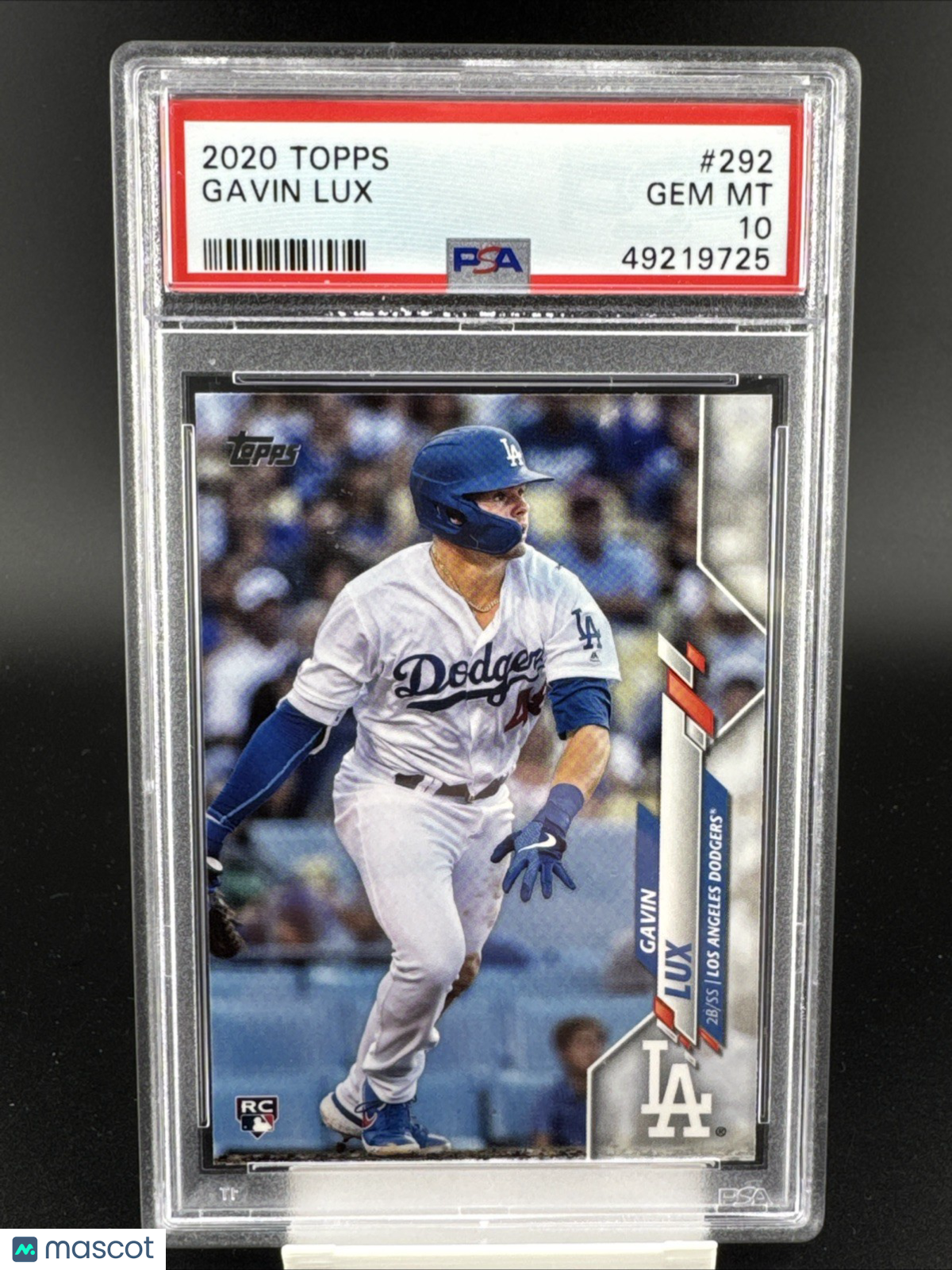 2020 Topps - Gavin Lux #292 Batting (RC) PSA 10