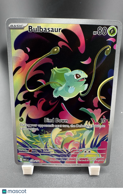 Pokemon Bulbasaur 133/132 Me01: Mega Evolution Holo