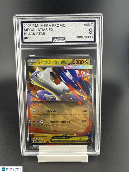 Pokémon Mega Latias EX Me: Mega Evolution Promo 011 Holo AGS 9