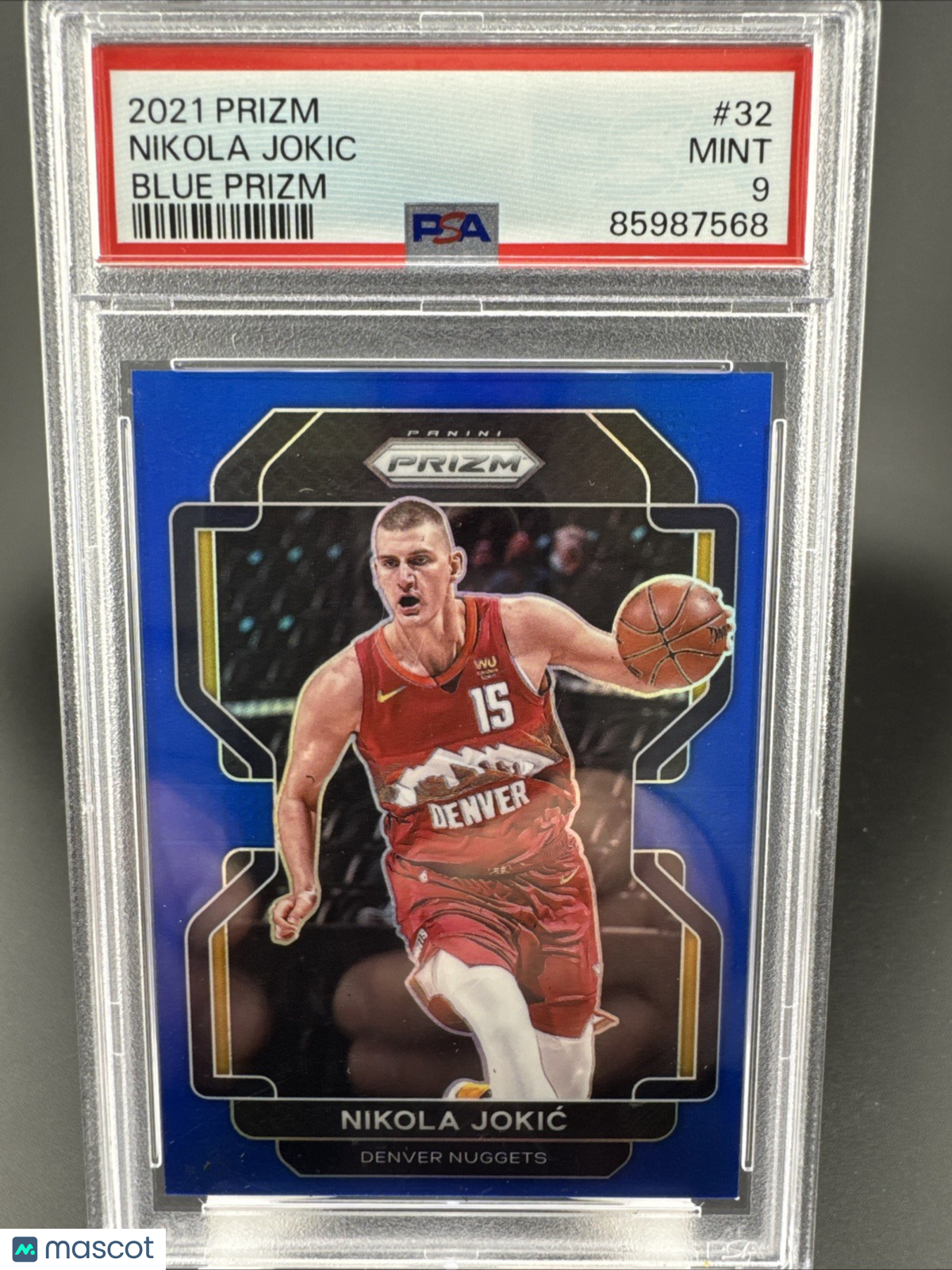 2021 Panini Prizm #32 Nikola Jokic PSA 9 Nuggets 131/199