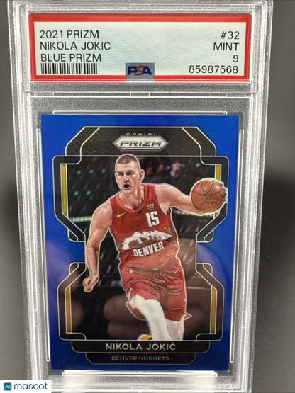 2021 Panini Prizm #32 Nikola Jokic PSA 9 Nuggets 131/199