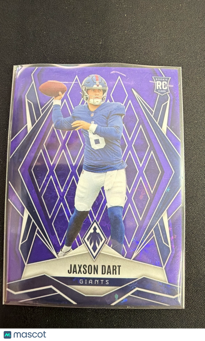 2025 Panini Phoenix - Rookies Jaxson Dart #200 Purple Winter /249 (RC)