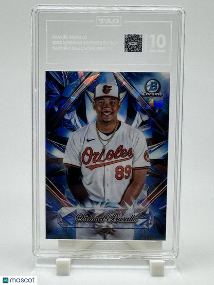 2025 Bowman Sapphire Samuel Basallo Selections #BSS-16 Orioles