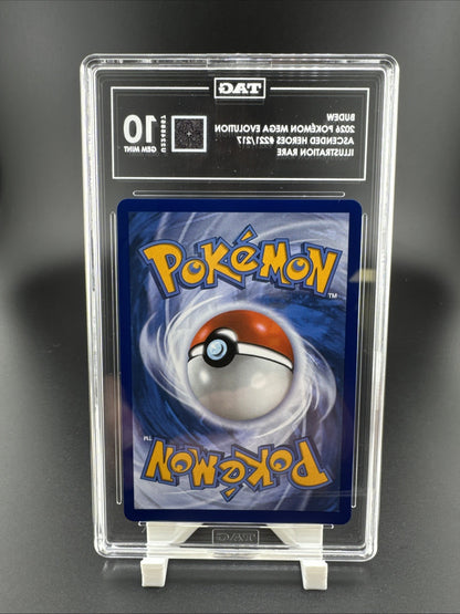 2026 Pokemon Budew 221/217 Me: Ascended Heroes Illustration Rare TAG 10