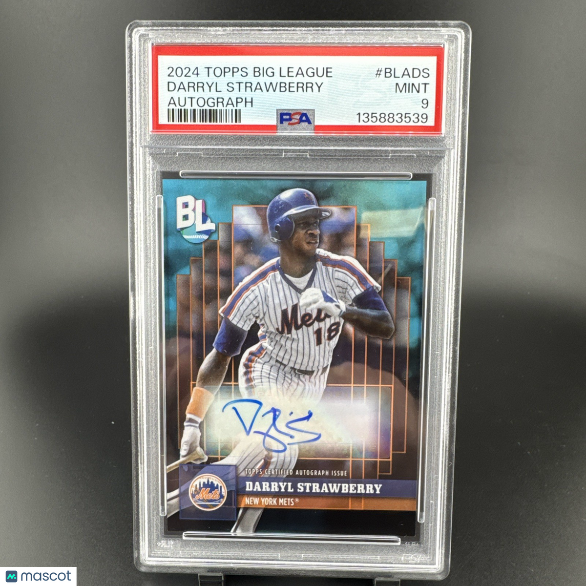 2024 Topps Big League Darryl Strawberry Autograph #BLADS PSA 9
