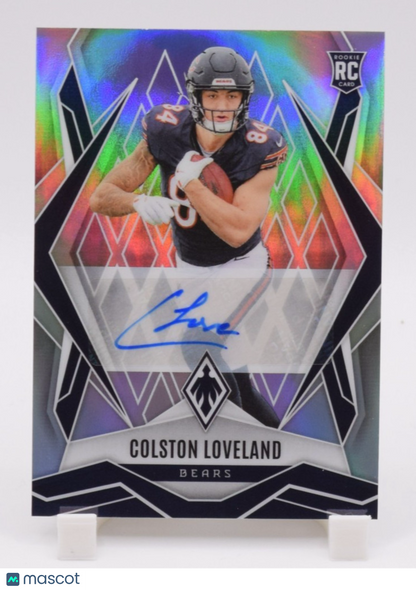 Colston Loveland 2025 Panini Phoenix #179 Rookies Silver Auto Rookie RC /199