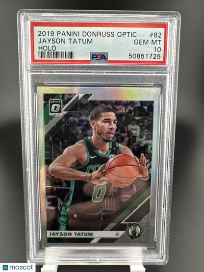 2019 Panini Donruss Optic Jayson Tatum Holo #82 PSA 10