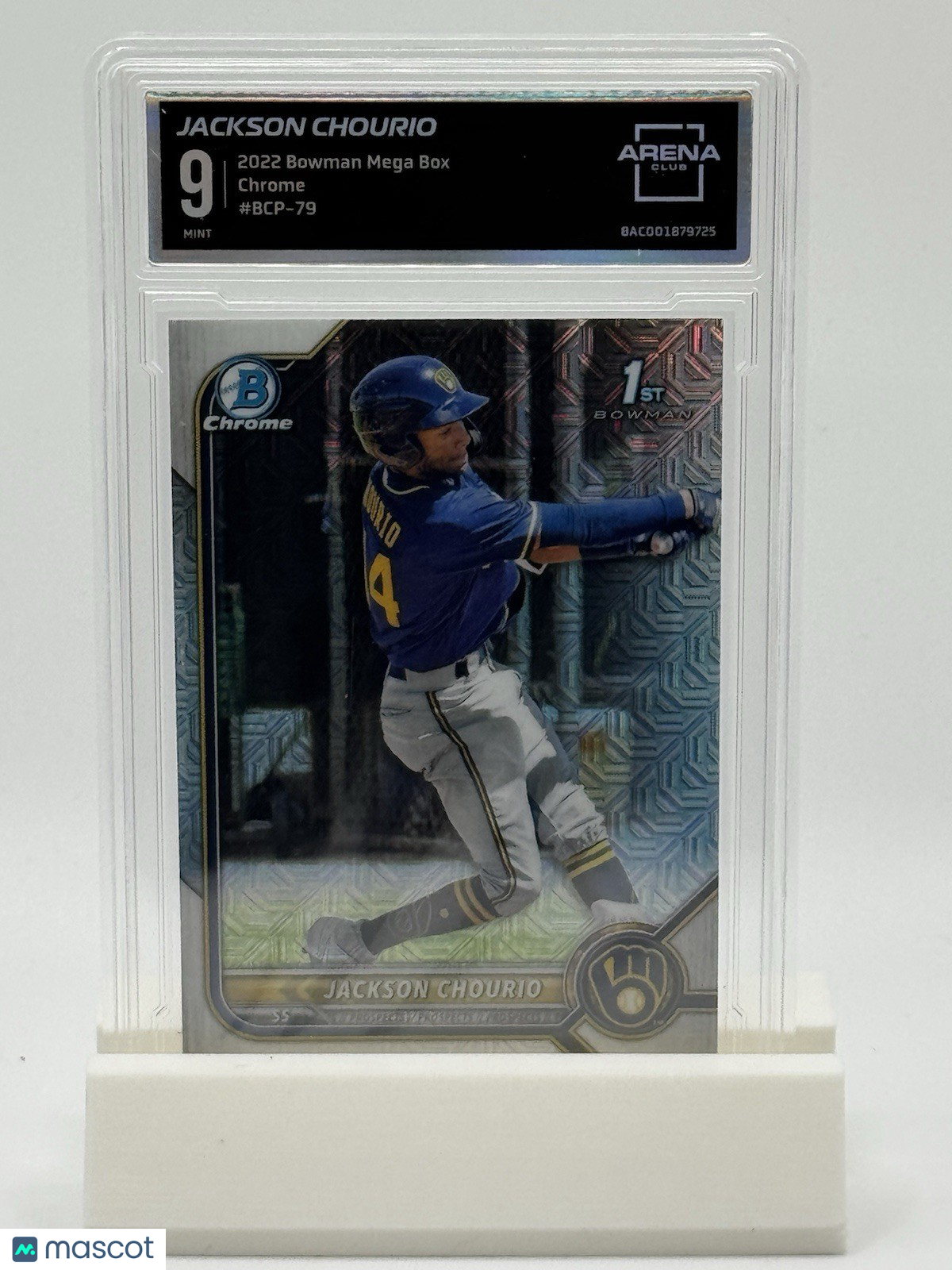 2022 Bowman Chrome Prospects Mega Box Mojo Jackson Chourio #BCP-79 Arena Club 9