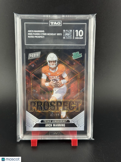 2025 Panini Cyber Monday Arch Manning Prospect Orange Glitter/99  No. RP3