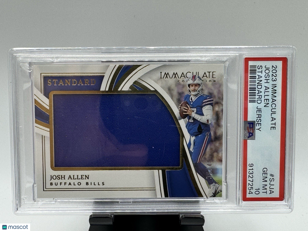 2023 Immaculate Josh Allen Standard Jersey # SJJA /49 PSA 10