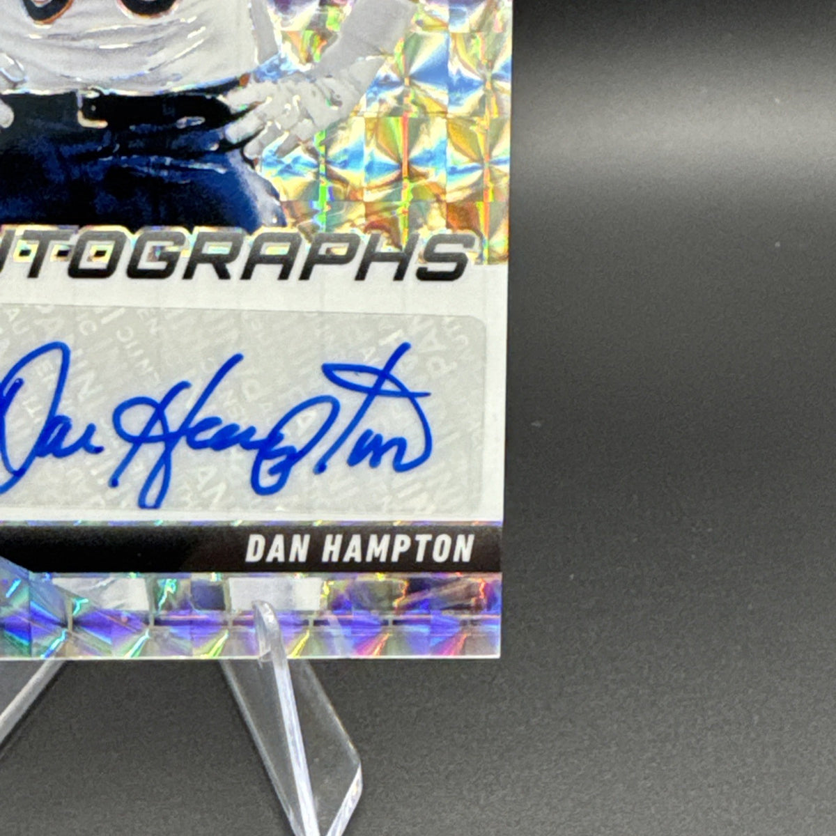 2025 Panini Mosaic Autographs Dan Hampton #AMC-DHN Chicago Bears