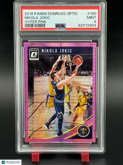 2018-19 OPTIC PRIZMS HYPER PINK NIKOLA JOKIC DENVER NUGGETS PARALLELS