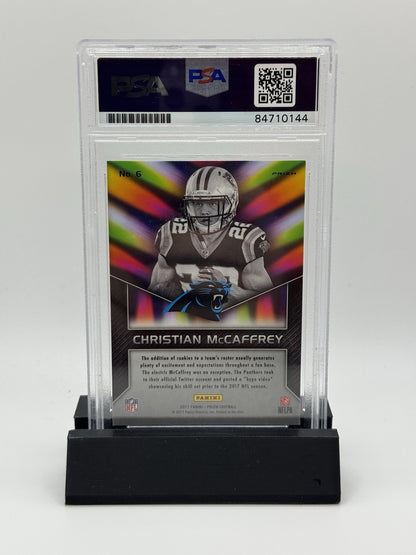 2017 PRIZM CHRISTIAN MCCAFFREY SP RC SILVER INSTANT IMPACT #6 PSA Authentic Auto