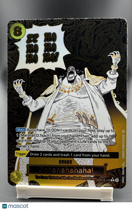 Zehahahahaha! (Alternate Art) OP16-116 The Time of Battle Foil