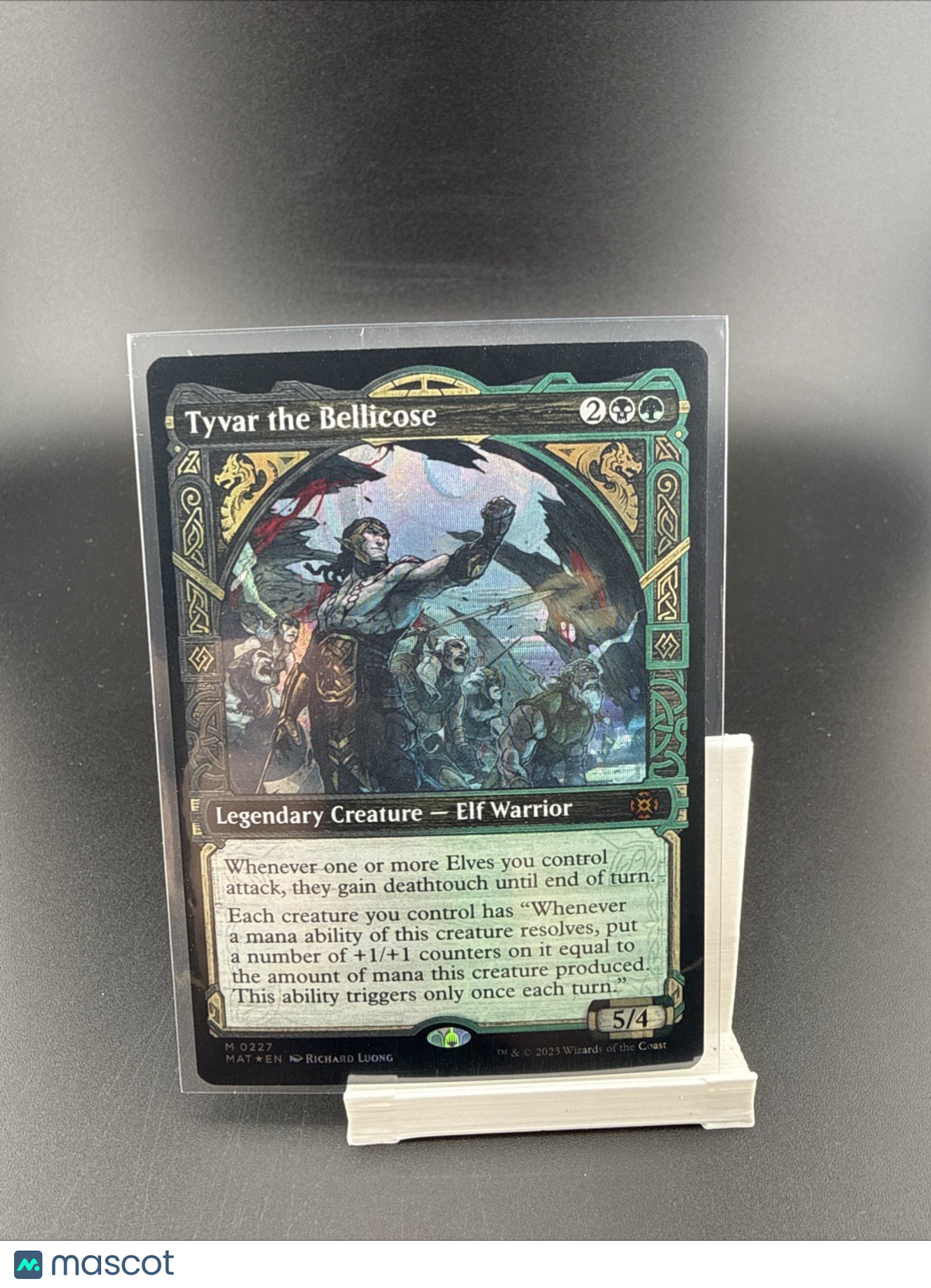 Tyvar the Bellicose (Halo Foil) March of the Machine: The Aftermath Foil NM+