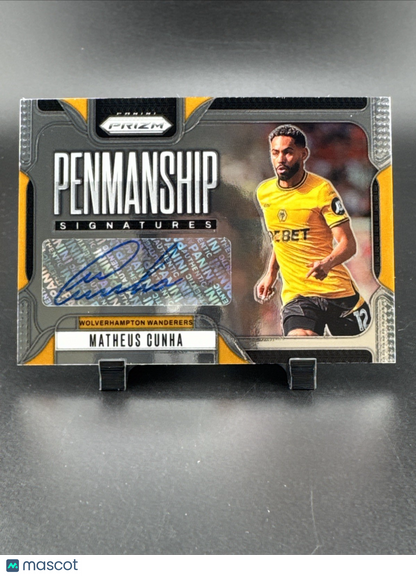 2024-25 Panini Prizm Premier League - Penmanship Matheus Cunha #P-MC (AU)