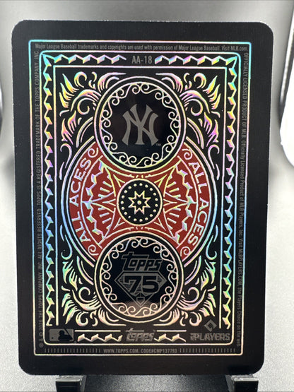 Cam Schlittler All Aces Rookie 2026 Topps Series 2 #AA-18 SP RC New York Yankees